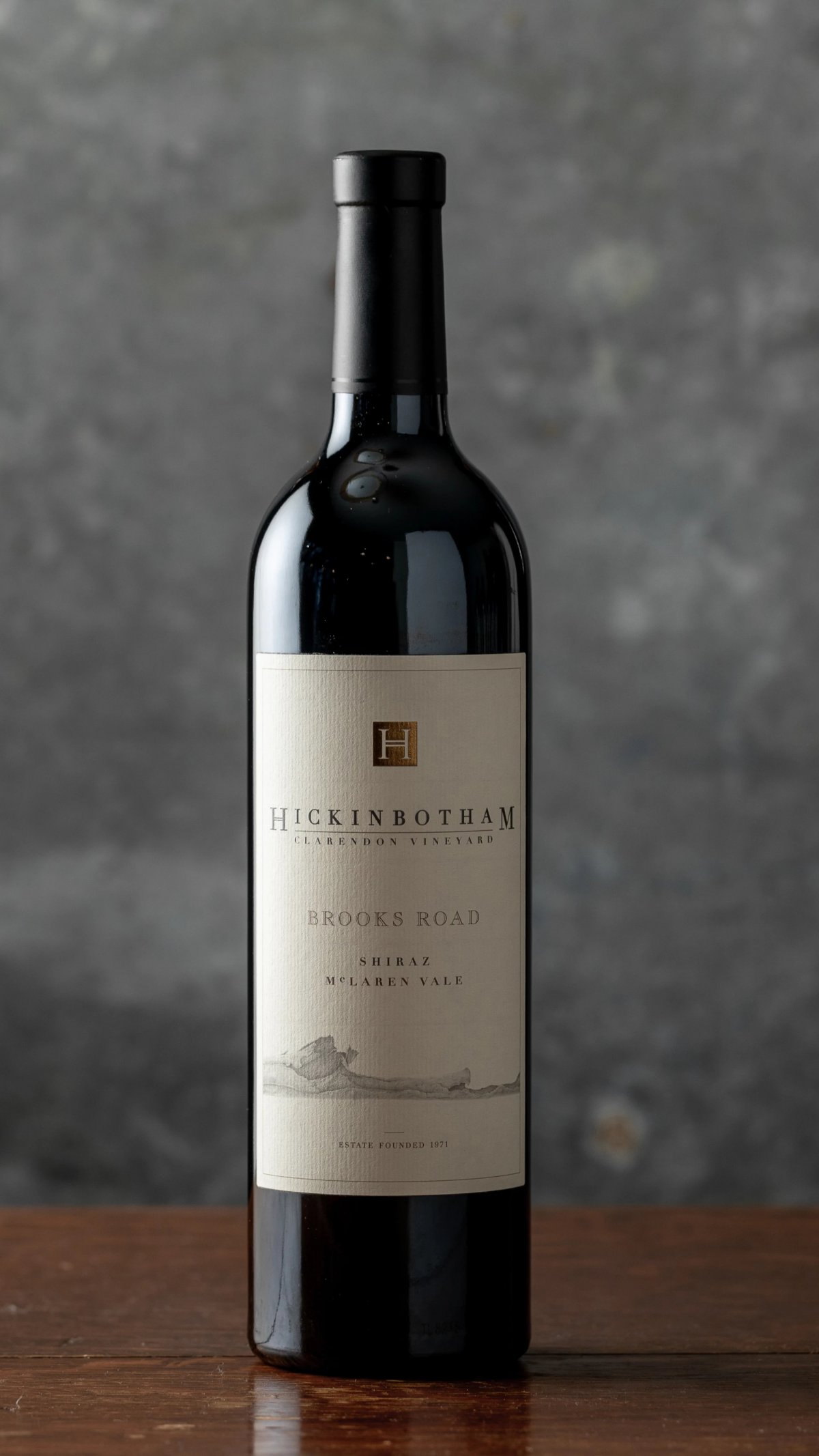Single bottle of 2013 Hickinbotham Brooks Road Shiraz